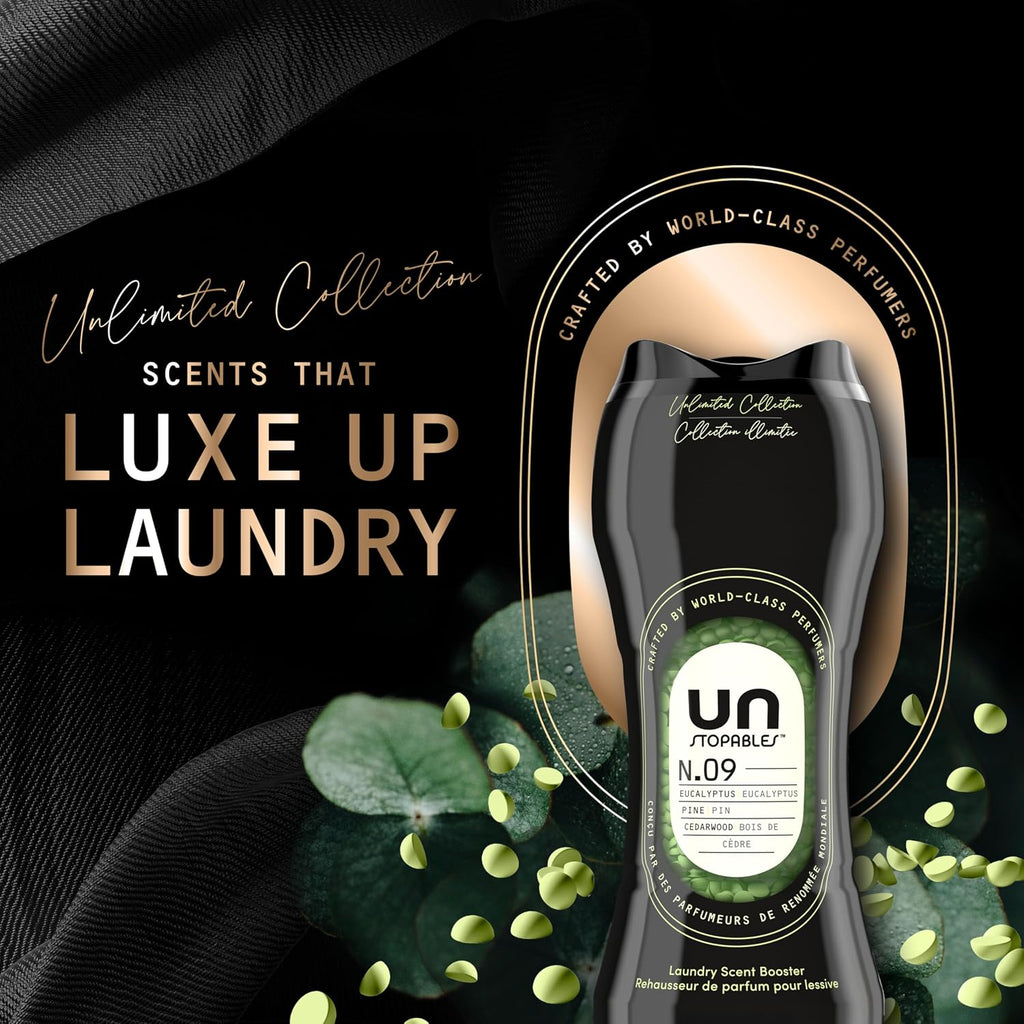Downy Unstopables Unlimited Collection In Wash Laundry Scent Booster Beads, No. 26, Fine Fragrance, Long Lasting Fresh Scent Beads, 21.1 oz
