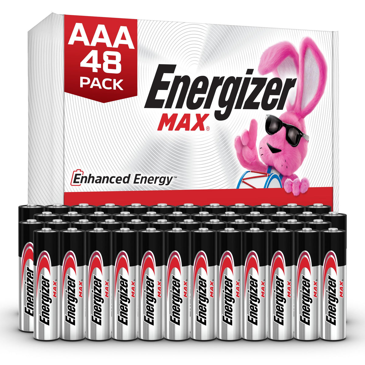 Energizer AA and AAA Batteries, 48 Count, Combo Pack Contains 24 Max Double A and 24 Max Triple A Batteries