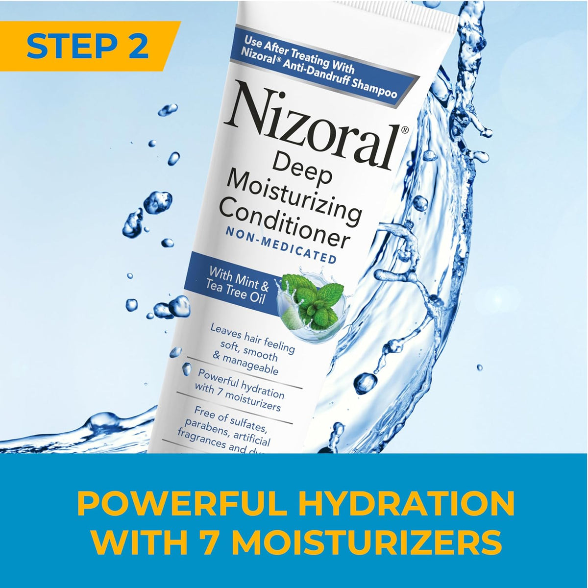 Nizoral Anti-Dandruff Shampoo with 1% Ketoconazole, Fresh Scent, 7 Fl Oz