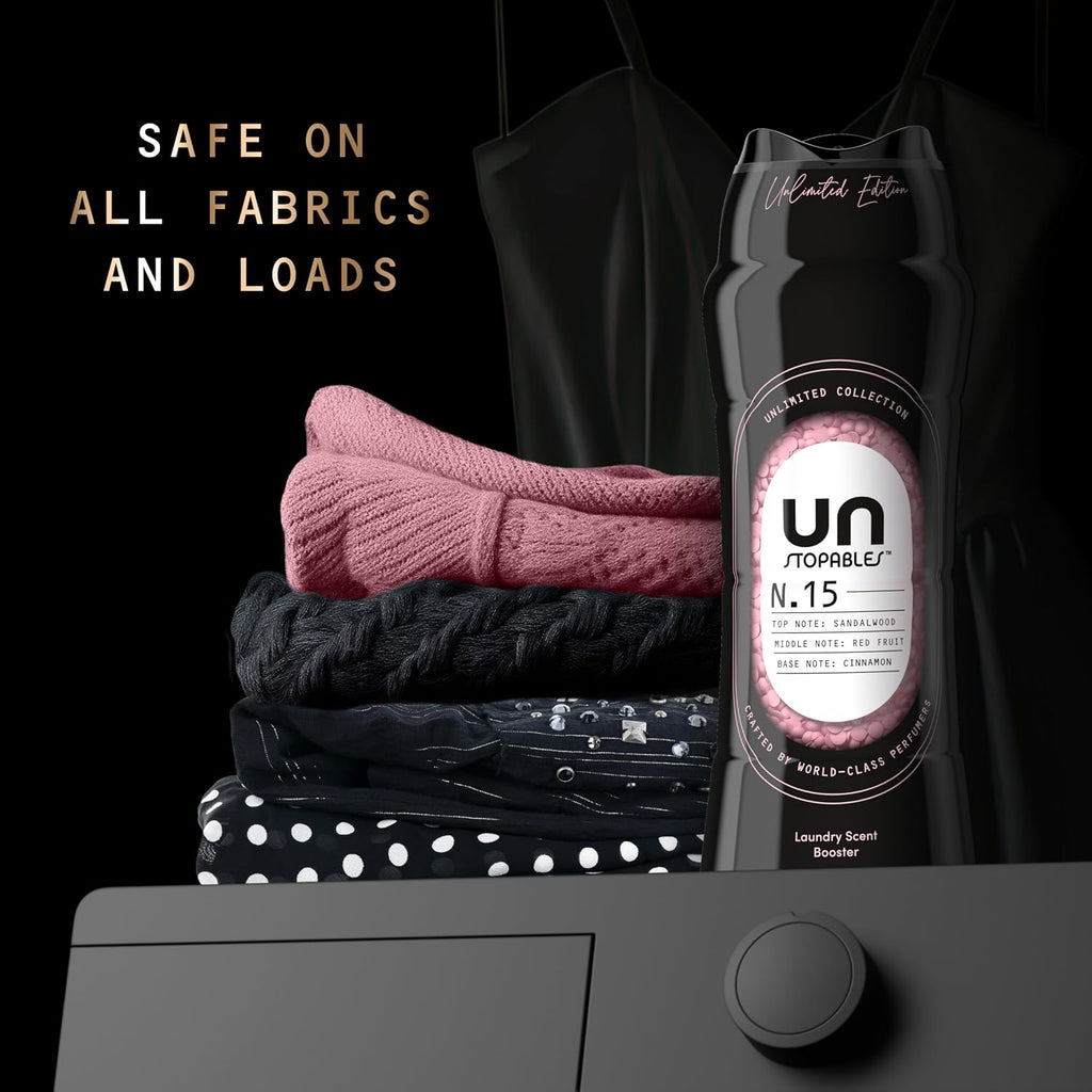 Downy Unstopables Unlimited Collection In Wash Laundry Scent Booster Beads, No. 26, Fine Fragrance, Long Lasting Fresh Scent Beads, 21.1 oz