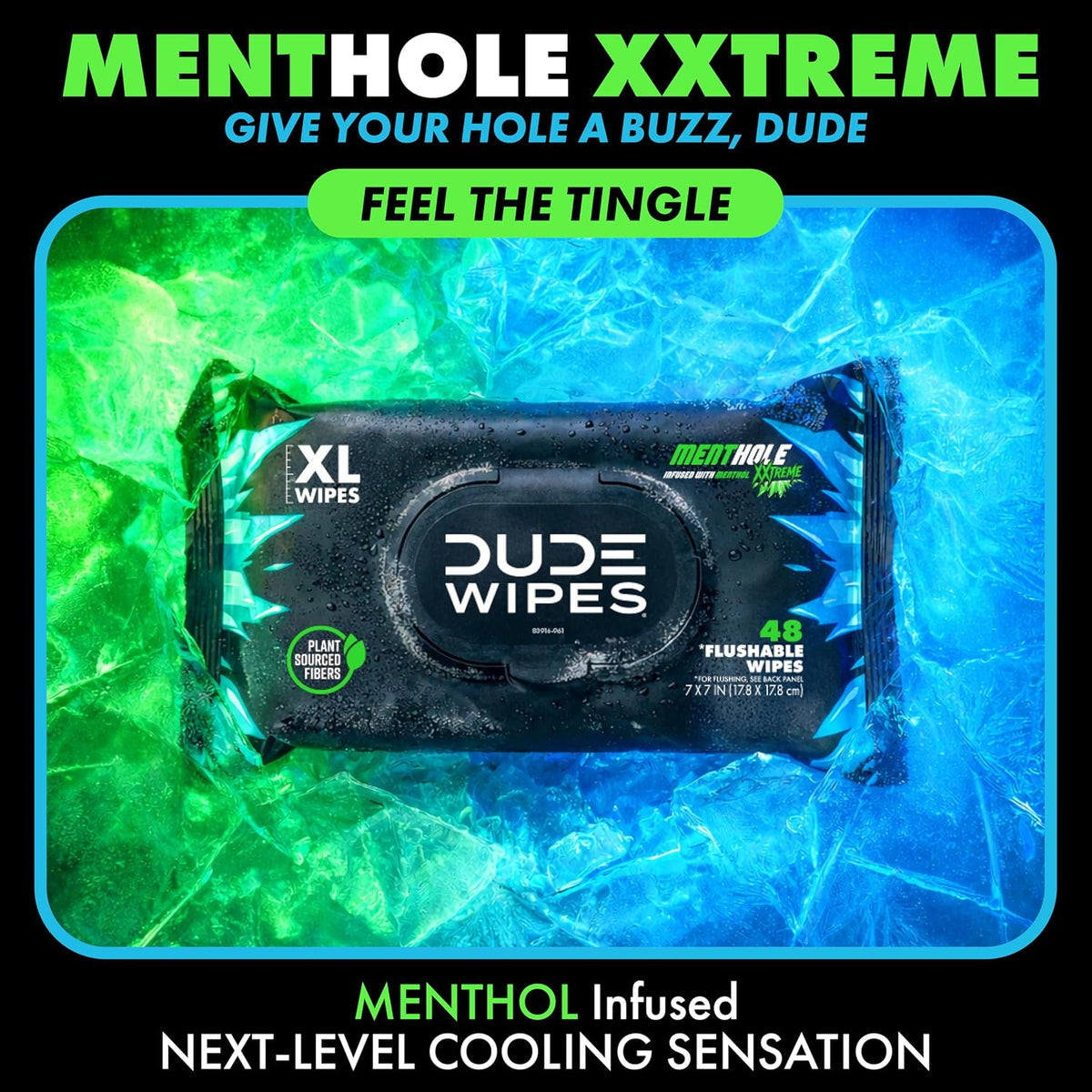 DUDE Wipes Unscented Adult Flushable Wet Wipes, Sensitive Skin, 288 Count