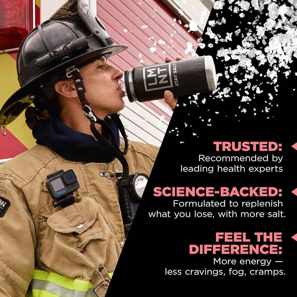 LMNT Zero Sugar Electrolytes - Raspberry Salt | Drink Mix | 30-Count