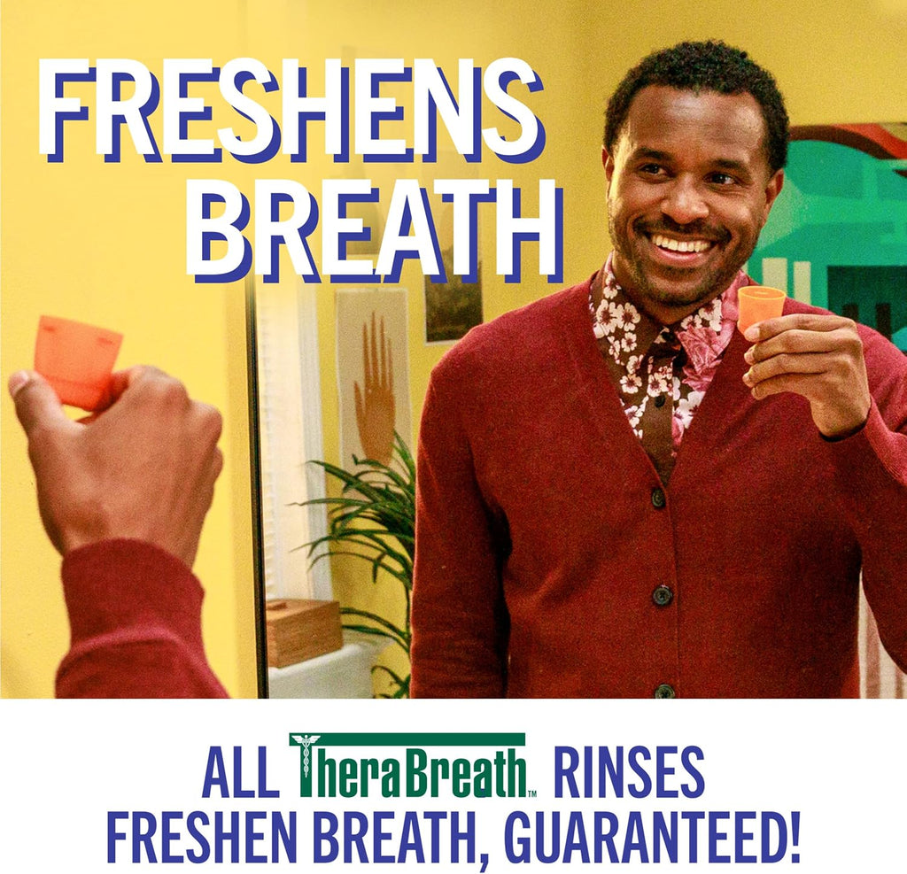 TheraBreath Healthy Gums Oral Rinse, Clean Mint, 16 fl oz, 2-Pack