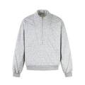 Half zip pullover sweatshirt