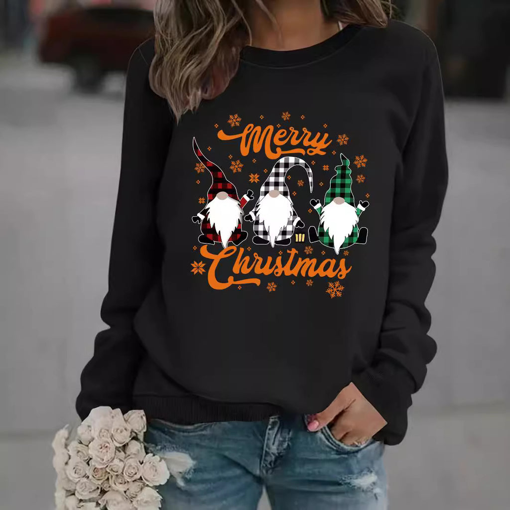 Printed pullover sweatshirt sweatshirt