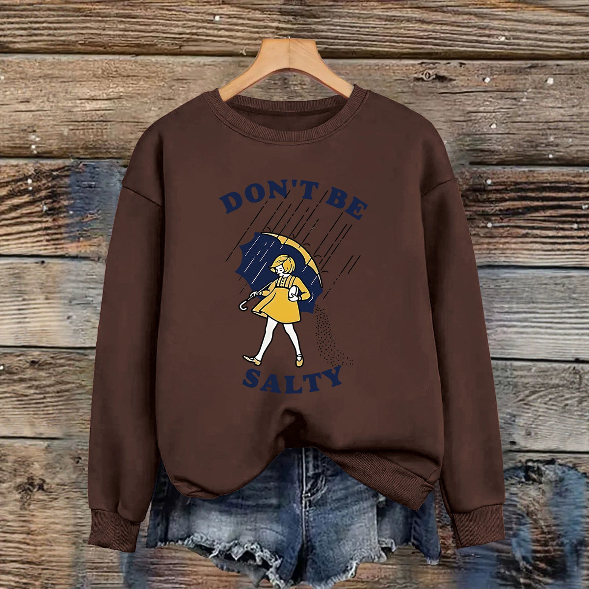 Umbrella girl sports shirt